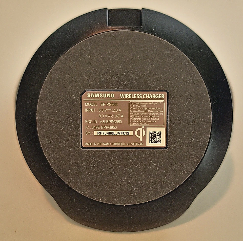 Samsung быстрая зарядка EP-PG950 (EP-PG950TBEGUS) беспроводной кабриолет - черный - Изображение 4 из 4