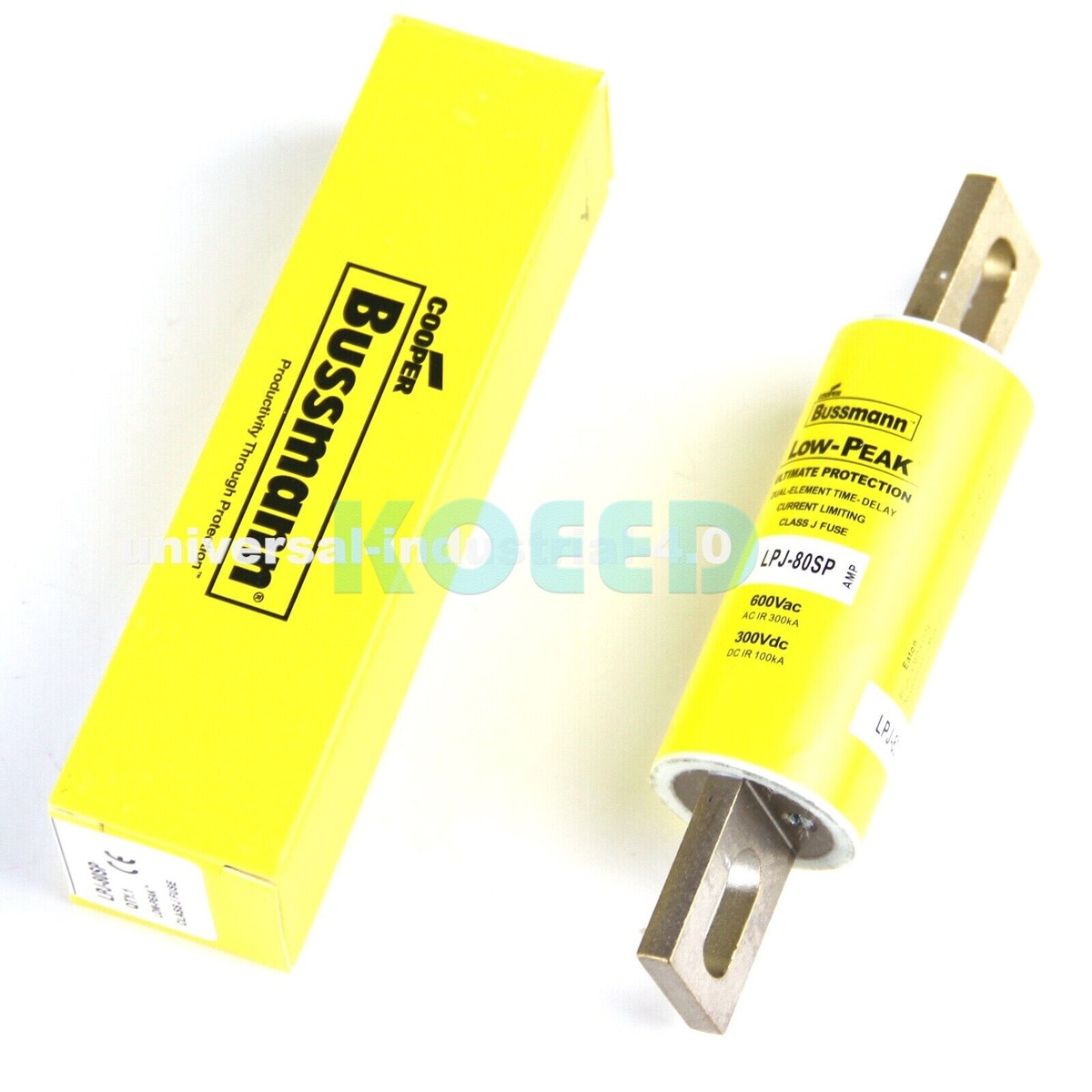 1 Pcs NEW IN BOX COOPER BUSSMANN LOW-PEAK TIME DELAY FUSE LPJ-250SP 600V Class J - Foto 2