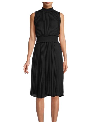wrap black midi dress 3/4 Sleeve Reverse Midi Wrap Dress in Black