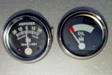 Oil Amp Gauge Set For Farmall Cub