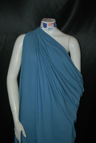 Cotton Lycra Knit Jersey 4 ways Spandex soft hand 12 oz L/YD denim by the yard - Picture 6 of 7