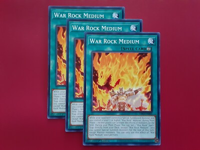 Yugioh War Rock Deck 45 Cards Mountain Medium Complete Budget Tournament  Ready