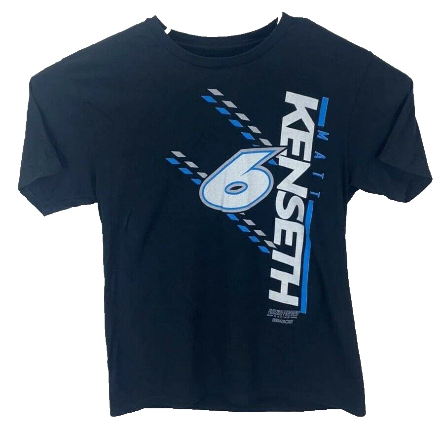 Camiseta NASCAR Matt Kenseth Fanatics Track Bar Negra Talla Mediana Foto 2 de 4