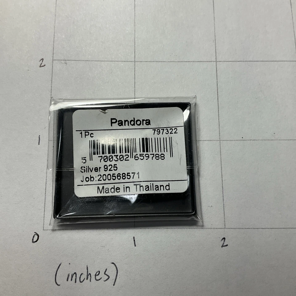 Pandora Charm Letter E Silver 925 - Image 3 of 3