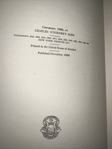 AMERICAN ARTISTS, ROYAL CORTISSOZ, 1923, 1ST, SCRIBNER READING COPY - Picture 5 of 13