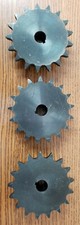 40B17 - .500 Bore with 1/8" Keyway Sprocket 40 Roller Chain 17 Tooth - 3 Pieces