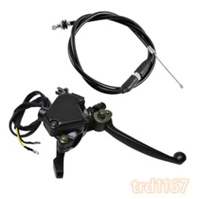 Thumb Throttle Brake Lever&Throttle Cable Assembly for ATV Quad Taotao 110cc 125