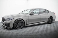 Seitenschweller Ansatz FüR BMW 7 G11 M-Paket Facelift Schwarz Glanz Schweller
