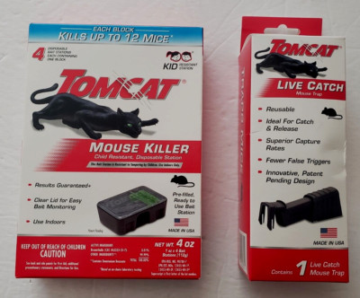 Tomcat Rat Mouse Kill Prefilled Bait Station & Live Catch Trap_Life or Death?