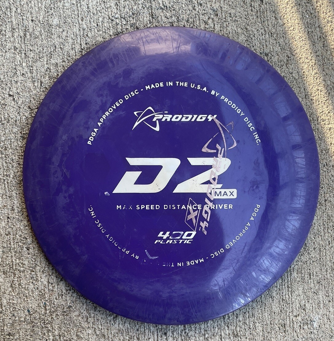 Prodigy Discs 400 D2 174g Purple White Distance Driver Golf Disc 9/10