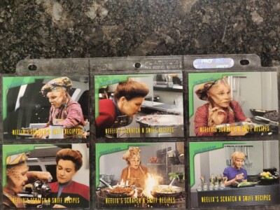 Star Trek Voyager Season 1 Series 2 Scratch N Sniff Recipe Card R1-6 Skybox 
