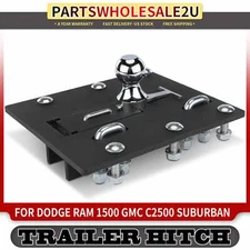 Over Bed Folding Ball Gooseneck Trailer Hitch for Dodge Ram 1500 Ram 2500 C1500