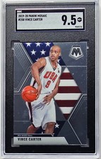 Vince Carter Graded 9.5 Gem Mint2019-20 Panini mosaic Card 258 Team USA Olympic