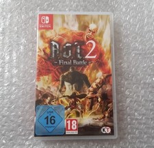 ebay® Auktion 125950771750 | A.O.T. 2: Final Battle (Nintendo Switch, 2019) Attack on Titan RAR Thumbnail of ebay® auction 125950771750 | A.O.T. 2: Final Battle (Nintendo Switch, 2019) Attack on Titan RAR