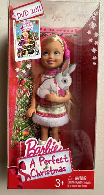 A Perfect Christmas Barbie Chelsea Kelly Doll DVD 2011 TARGET