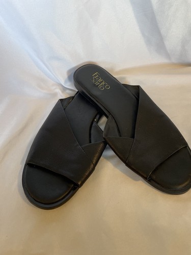 Sarto by Franco Sarto Sarto Bordo Slide Sandal, Women's Size 8 M, Black  Leather 17114876681 | eBay