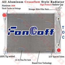 3 Row Aluminum Radiator for 1988-1993 91 Chevy GMC C/K 1500 2500 3500 Suburban