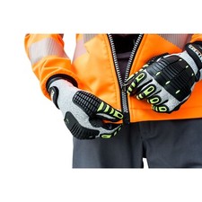 Portwest A722 Anti Impact Cut Resistat Safety Glove with Nitrile Sandy Grip ANSI