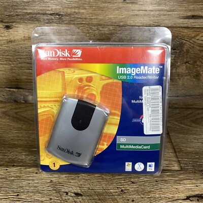 SANDISK IMAGE MATE USB 2.0  READER/WRITER SDDR-93-07 New