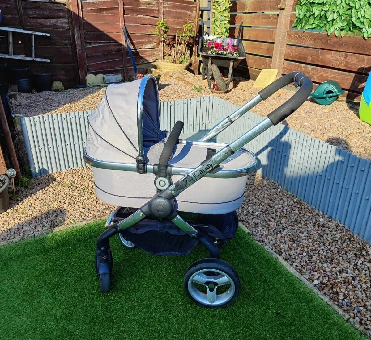 iCandy Peach 6 Pram Grey Rear and forward facing Single eBay