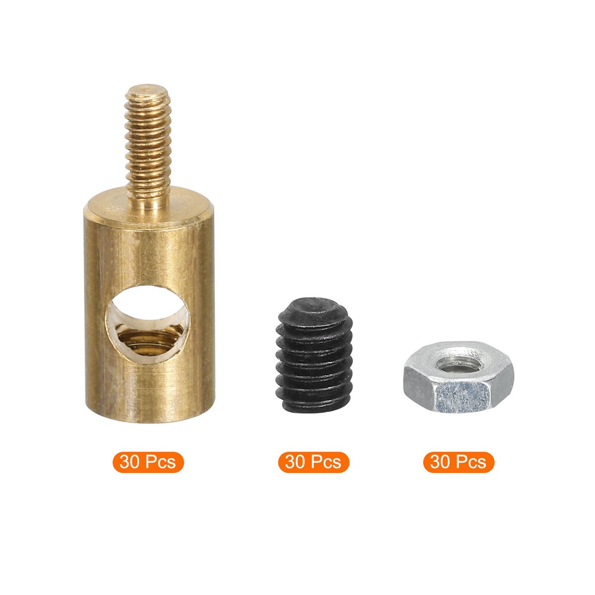 5pcs Linkage Stoppers Connecting Servo Arm Push Rod For RC Airplane 1.6mm 714998973184