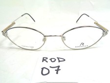 Vintage 90's RODENSTOCK Eyeglasses R4214D Stainless Steel Black Italy ROD-07