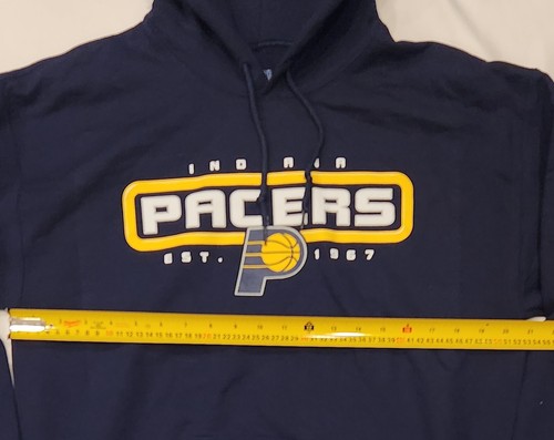 NWOT Indiana Pacers NBA Branded Blue Hoodie Men's Medium - Picture 2 of 4