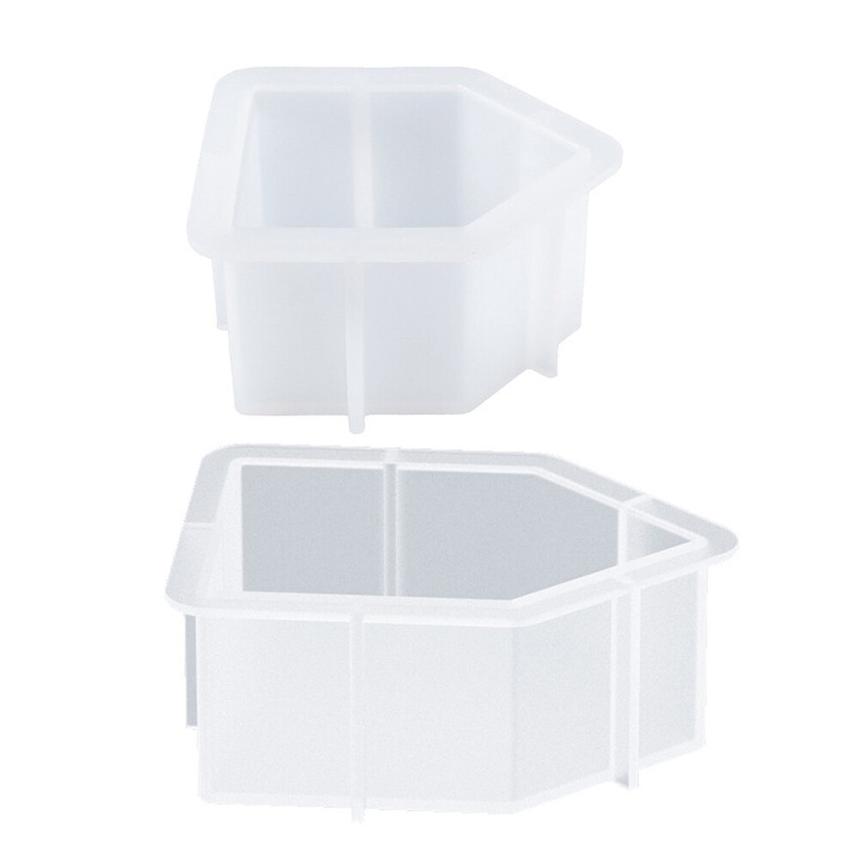 Dried Flower House Mold 3D Cube House Mold Decor DIY Home Ornaments