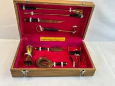 Bar Tools Set in Wooden Box 5 Piece Set  9 PIECE SET JOHNNY GEMS THAILAND