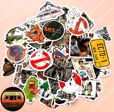 Ghostbusters Computer Sticker 50 Ghostbusters Stickers - Scrapbook, Laptop, Consoles, Books, Cases ...