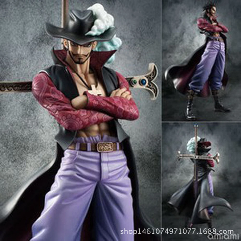P.O.P One Piece Figure Dracule Mihawk Figure Statue Boxed Toys