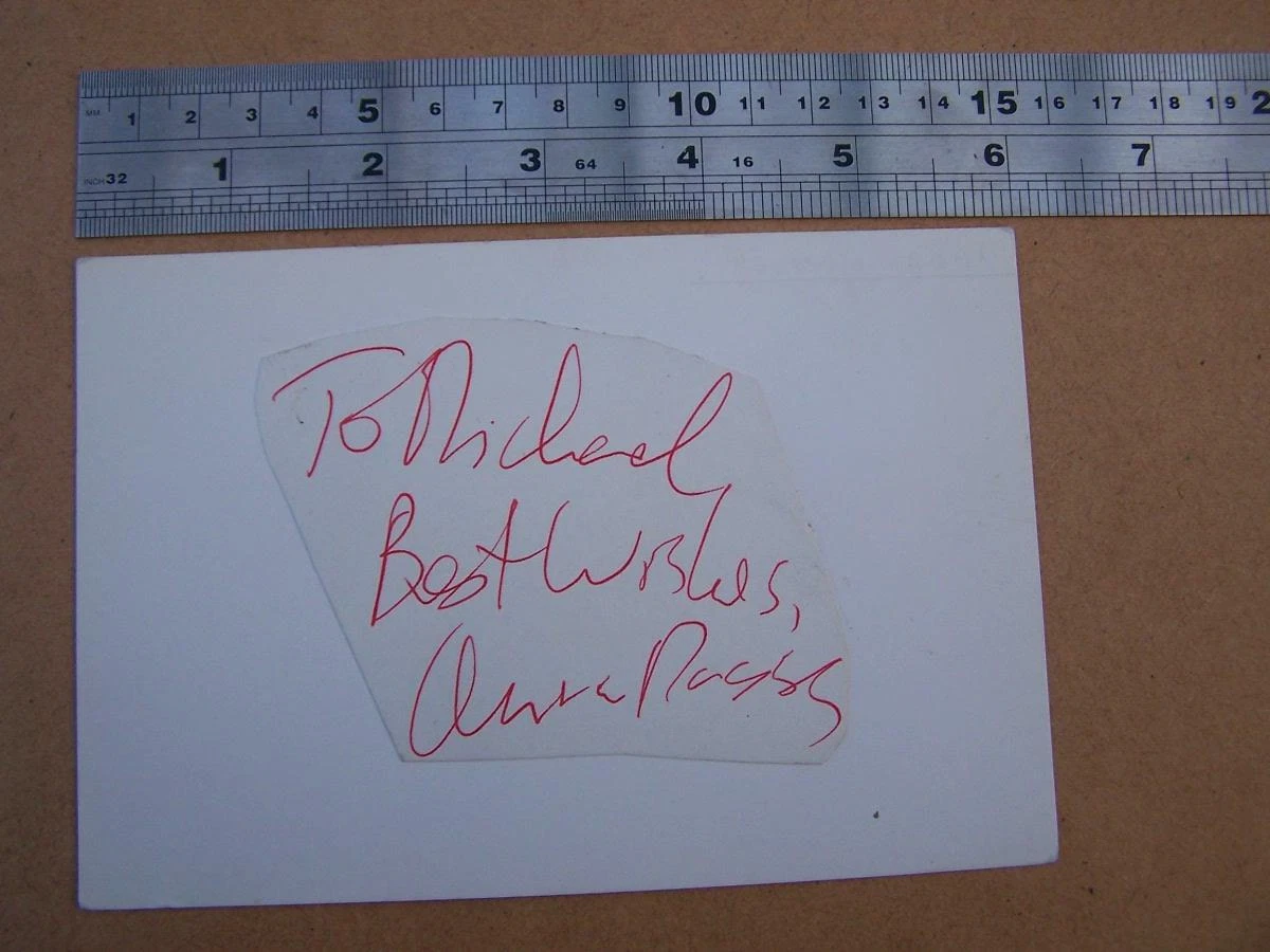 Anna Massey Autograph code CH7 eBay