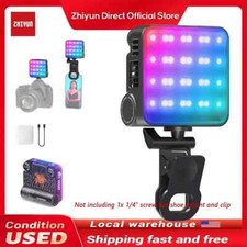 ZHIYUN CM15 15W RGB LED Video Light Full Color Camera Light 2500-10000K Portable