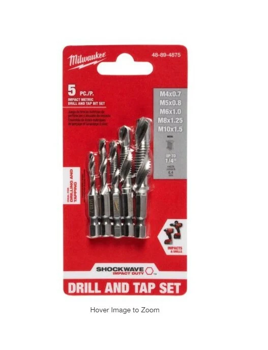 Milwaukee drill tap set deals