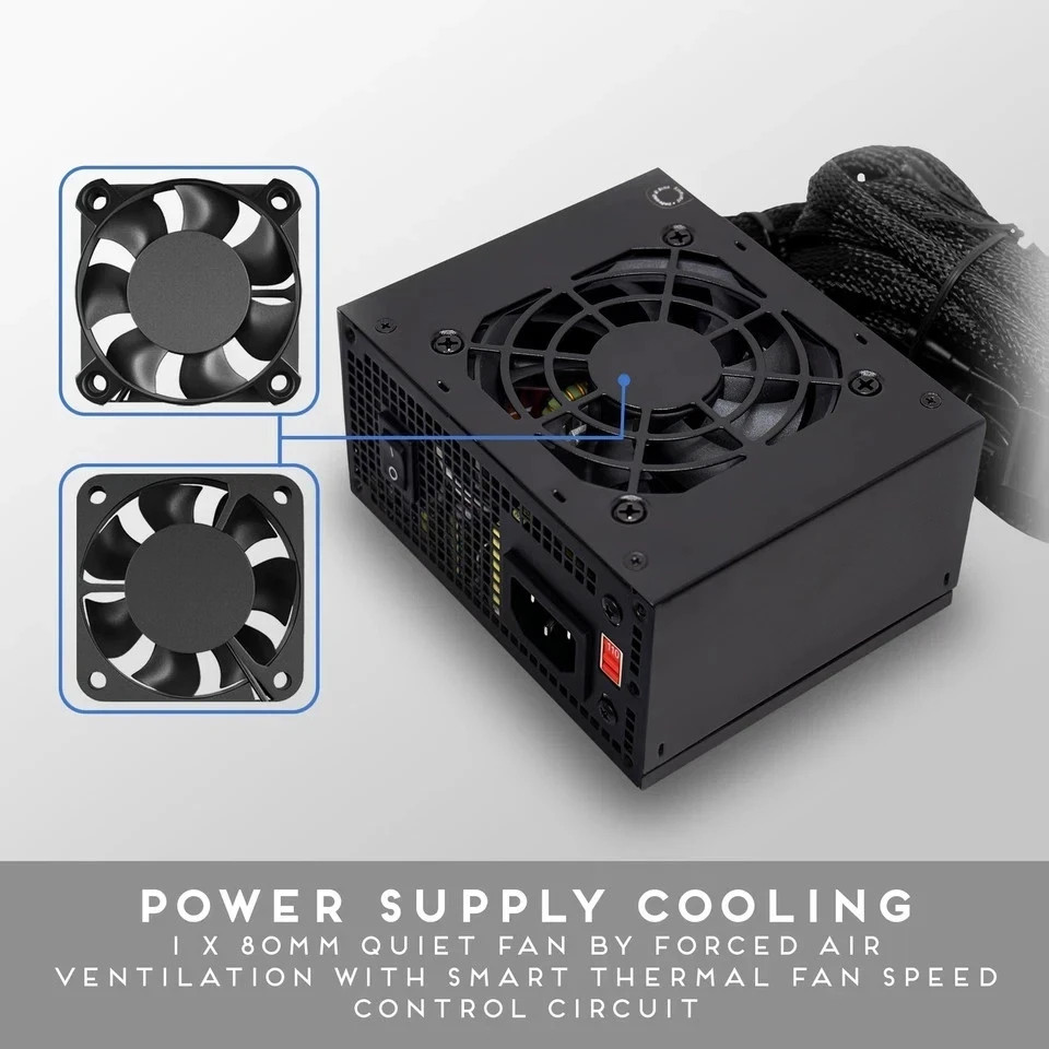 SFX-AP500W Mini ITX Micro ATX SFX 500W Power Supply Compact PSU | eBay
