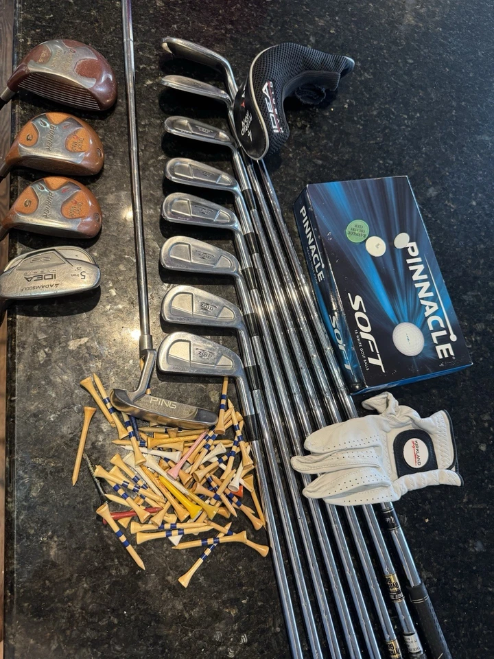 Juego completo de golf: driver, maderas, hierros, cuña, putter, bolsa, etc. Foto 3 de 4