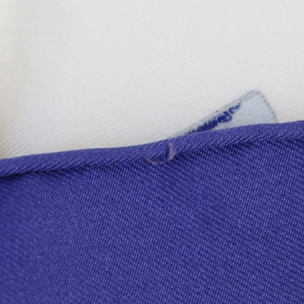 HERMÈS B Hermes Sciarpa Carrozza 90 Les Voitures A Trasformazione Cappuccio Pieghevole Carrozza Bl