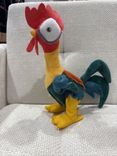 Disney Moana HEI HEI Clucking Rooster 13" Plush Electronic- Tested Working. J