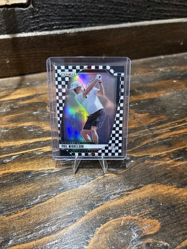 Phil Mickelson [Checkerboard] #72 2025 Panini Prizm LIV card