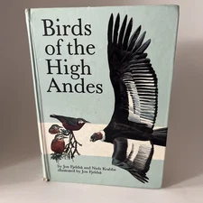 Birds of the High Andes Fjeldsa Krabbe 1990 Manual HC Loose Front Hinge