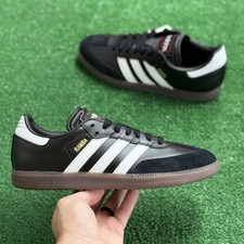 Adidas Samba Indoor Core Black White Vivid Red Mens IH6000 NEW Sz 7.5 / WMNS 8.5