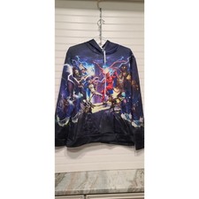 Multi Color Mens Mummy Iron Maiden Graphic Style Hoodie Size M NWT