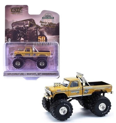 1979 Ford F250  Monster Truck BIGFOOT  Gold Anniversary*** Greenlight Hobby 1:64