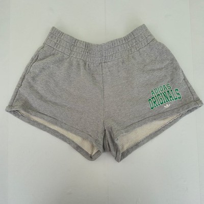 Adidas Originals Shorts Medium 12 14 grau Damen Taschen Jogginghose Baumwolle