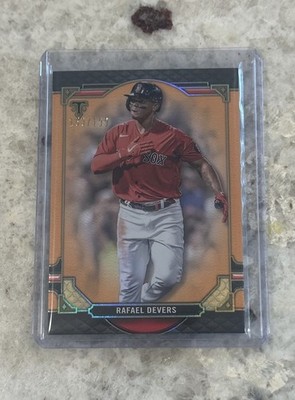 2022 Topps Triple Threads - Rafael Devers #75 Amber /199