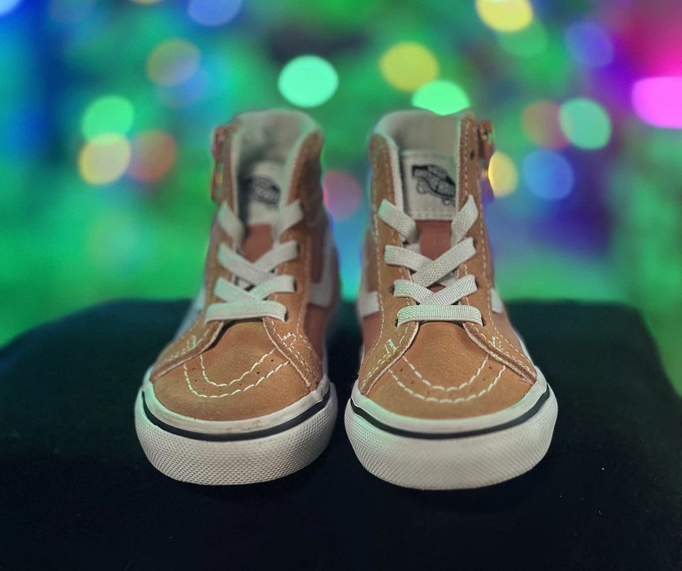 Vans  Sk8-Hi Side Zip ‘Color Theory Sun Baked’ |  VN0009R9BM5  Size 4Y - Image 4 of 4