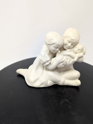 Hansen Classics Porcelain Figurines Heads Or Tails 1993 Statue LDS VTG Florence