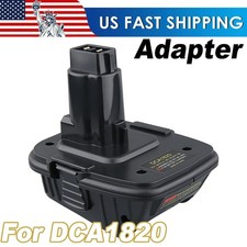 Battery Adapter Converter 18V to 20V Li-ion battery For DEWALT DCA1820 Adapter