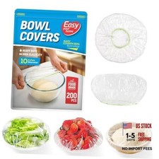 200PCS 10" Bowl Covers Reusable - Food Cover Dish Covers - 200pcs