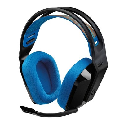 Logitech G535 LIGHTSPEED Kabelloses Gaming-Headset, Schwarz/Blau #1907438